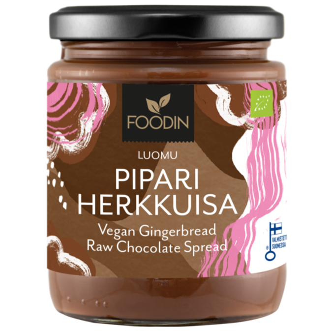 Foodin Gingerbread Hazelnut Raw Chocolate Spread