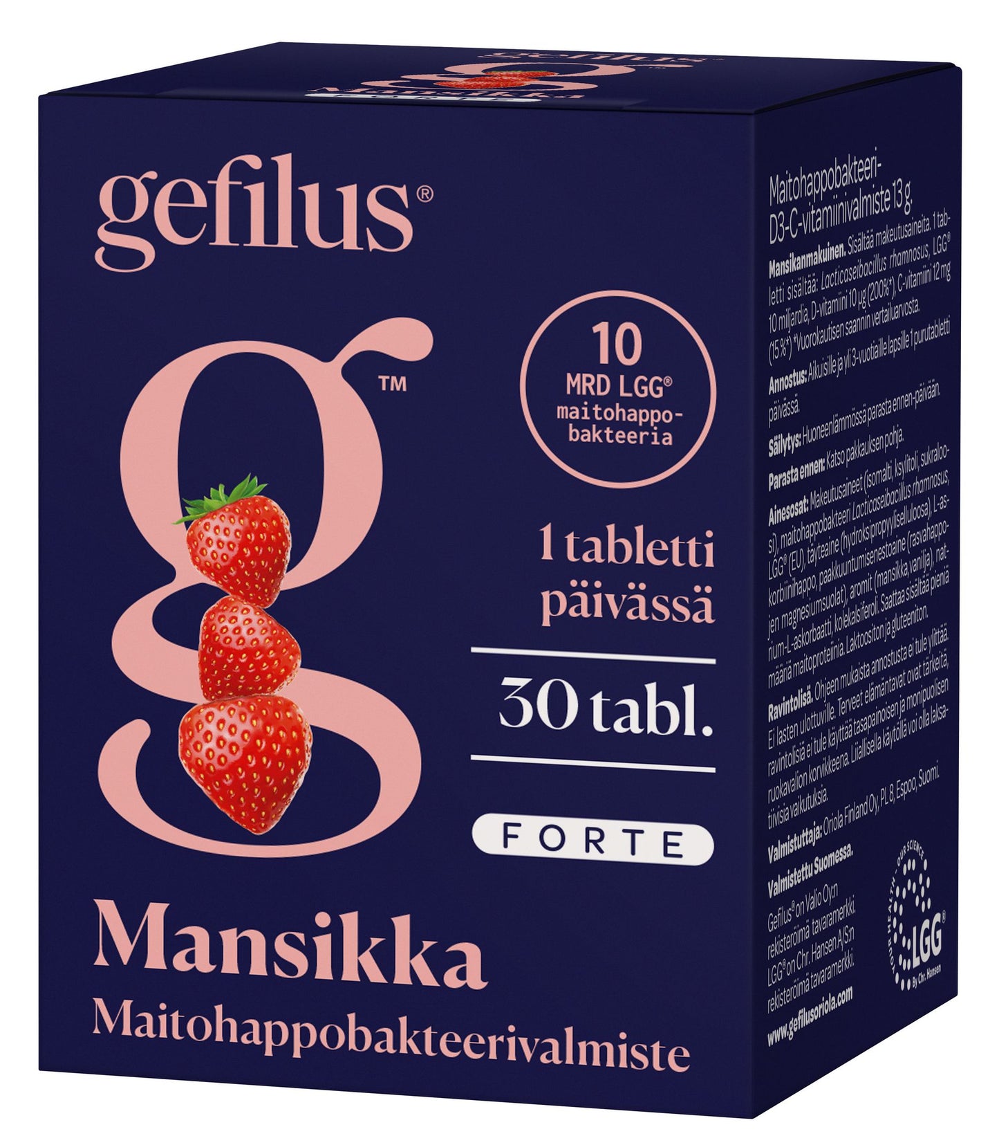 Gefilus Forte Chewing Tablet Strawberry