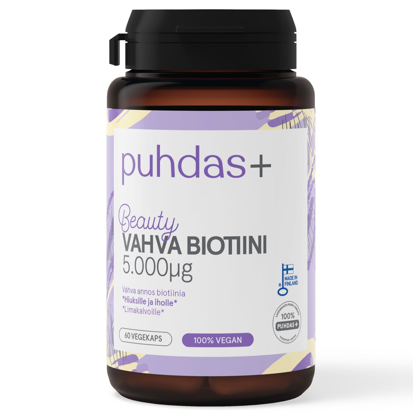 Puhdas+ Beauty Biotin 5000 µg – Puhdas+ – Arctic Pure