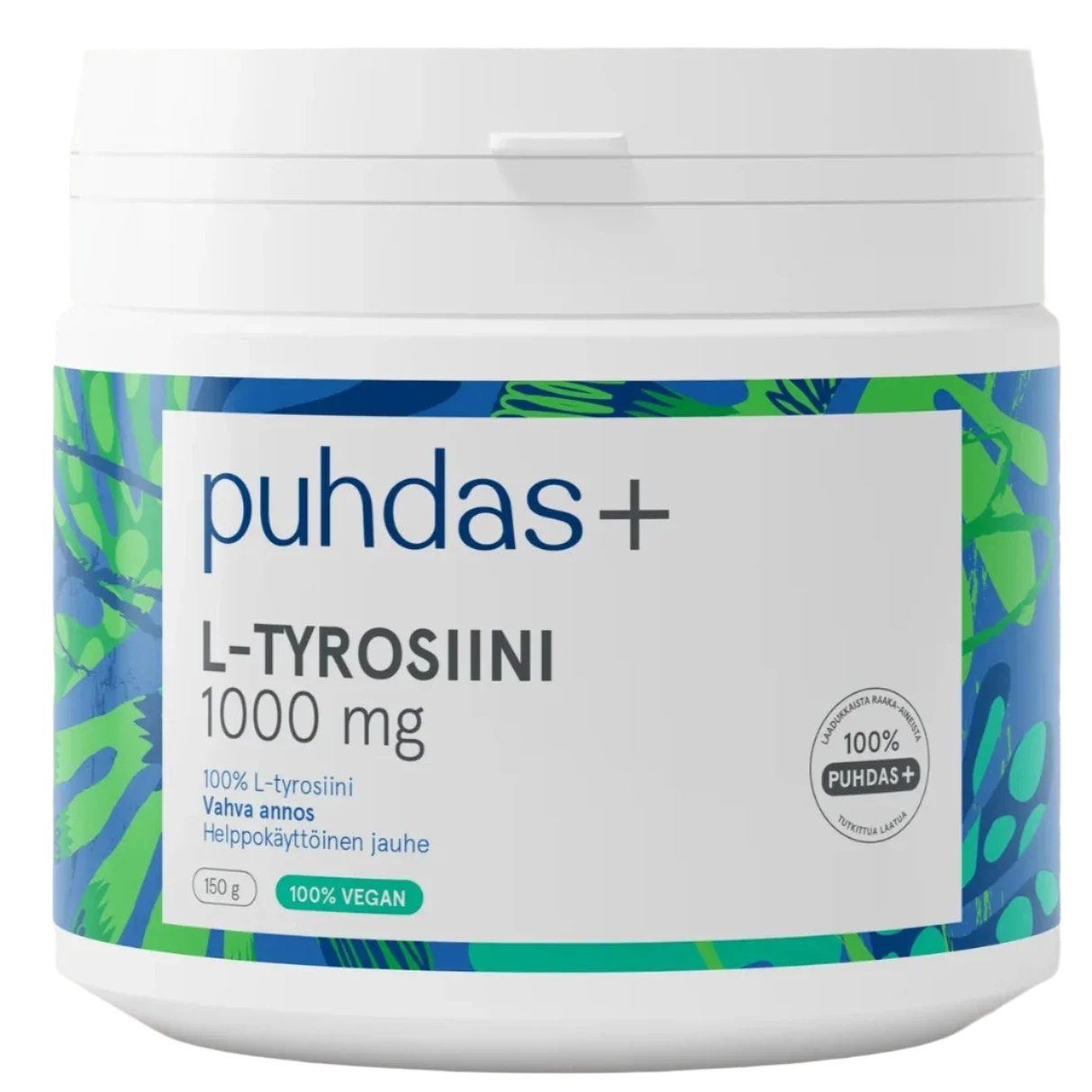 Puhdas+ L-Tyrosine 1000 mg – Puhdas+ – Arctic Pure