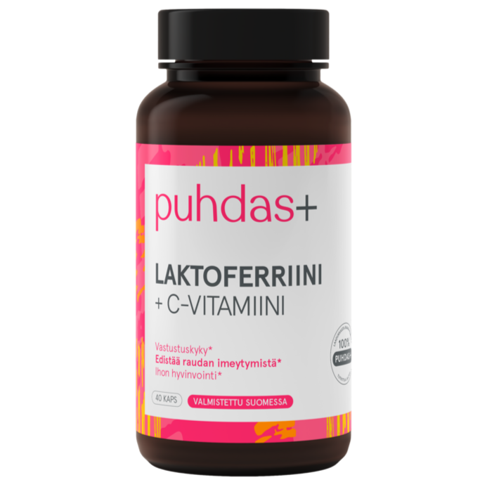 Puhdas+ Lactoferrin 100 mg + Vitamin C – Puhdas+ – Arctic Pure