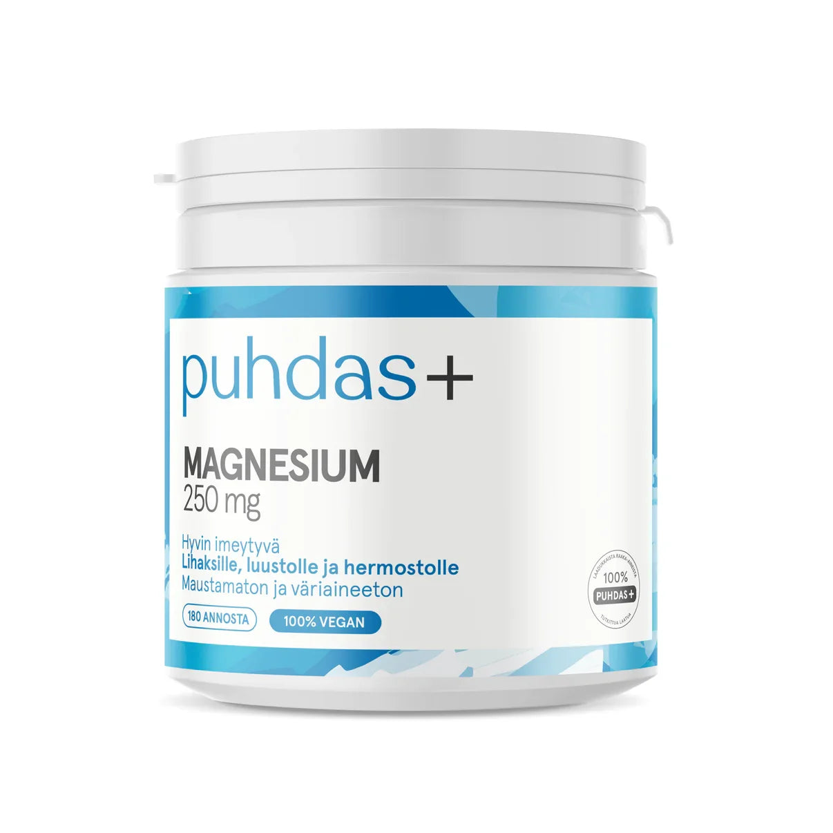 Puhdas+ Magnesium Powder 250 mg – Puhdas+ – Arctic Pure