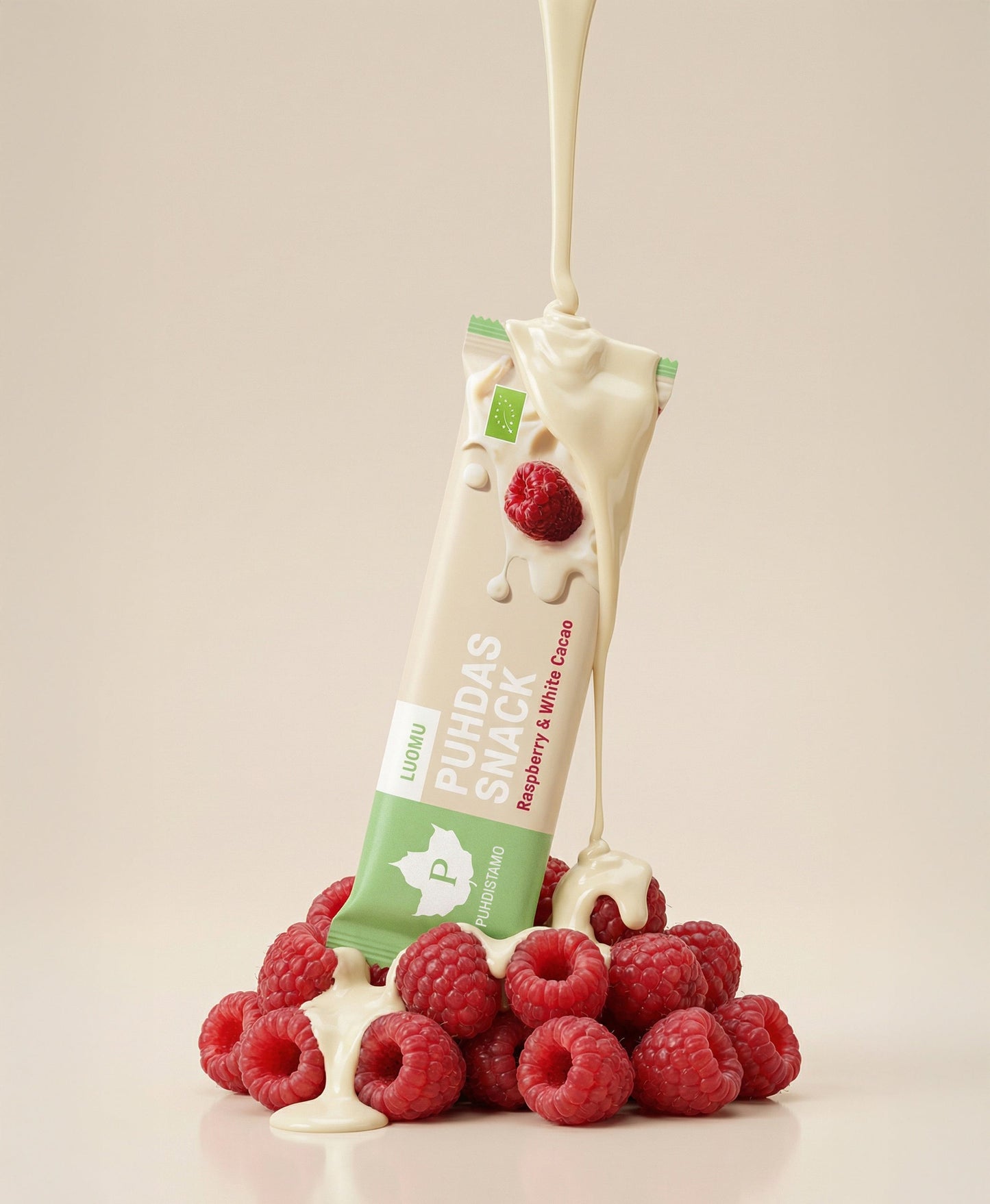 Puhdistamo Organic Snack Raspberry & White Cacao