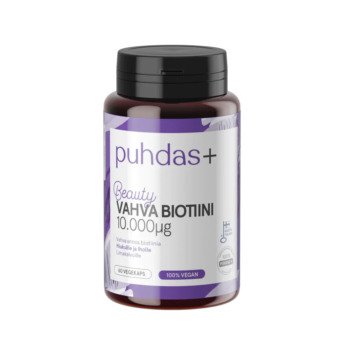 Puhdas+ Beauty Strong Biotin 10,000 µg – Puhdas+ – Arctic Pure