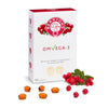 A box of Berry OMG OMvEGA-3 vegan berry oil supplement by Berry OMG is shown with cranberries, green leaves, and orange capsules. The white box with red accents displays berry images and features lingonberry seed oil for omega fatty acids.