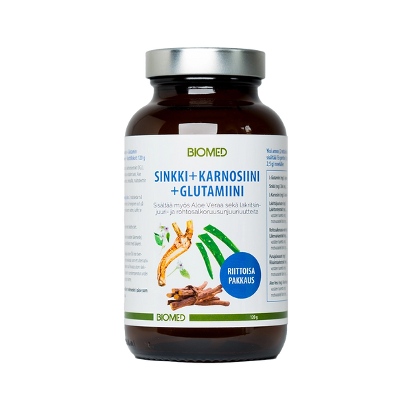 Biomed Zinc + Carnosine + Glutamine Drink Powder