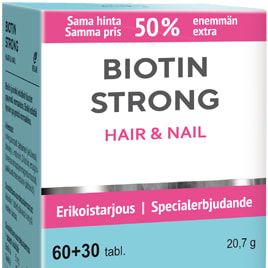 Biotiini Strong Hair&Nail - Biotin supplement with methione and zink