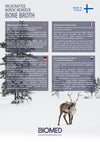 Biomed Reindeer Bone Broth Powder  – label and ingredients 6
