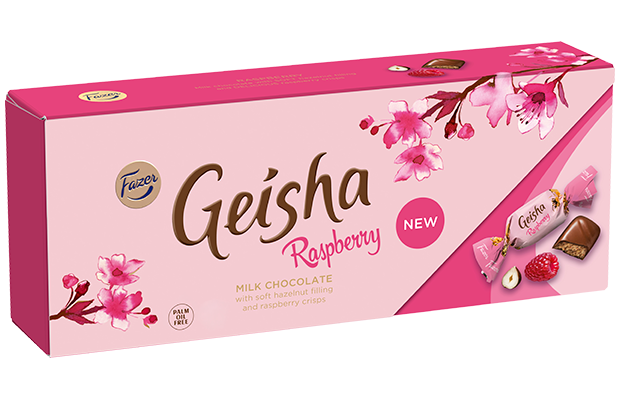 Fazer Geisha Raspberry Chocolate Praline
