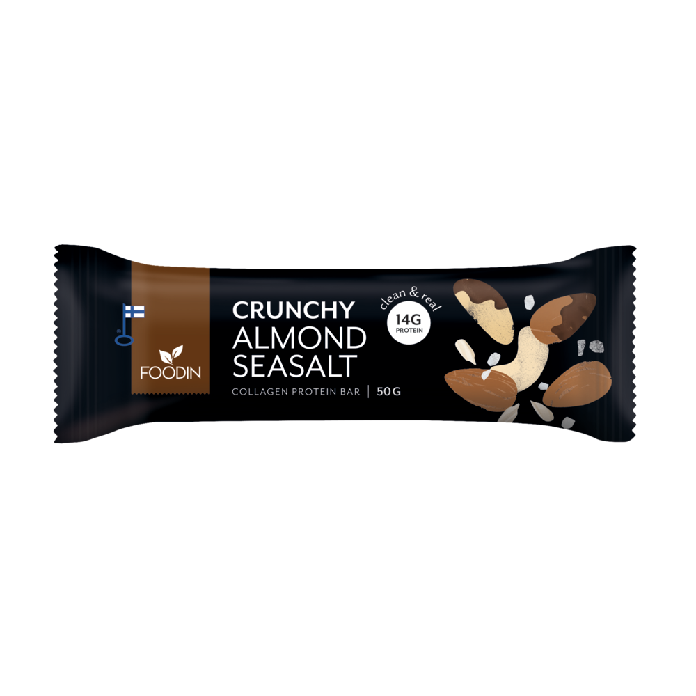 Foodin Collagen Protein Bar Crunchy Almond Seasalt