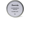 A Frantsila Lavender Salve tin (19g) sits on a white background, offering natural skincare by soothing irritated skin.