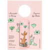 Gustaf & Linnea Moomin Lipbalm Sniff is a pink, plastic-free, eco-friendly lip balm with marigold & honey flavor, featuring a cartoon mouse and green flowers. It’s handmade in Sweden with natural ingredients and ethically harvested beeswax.