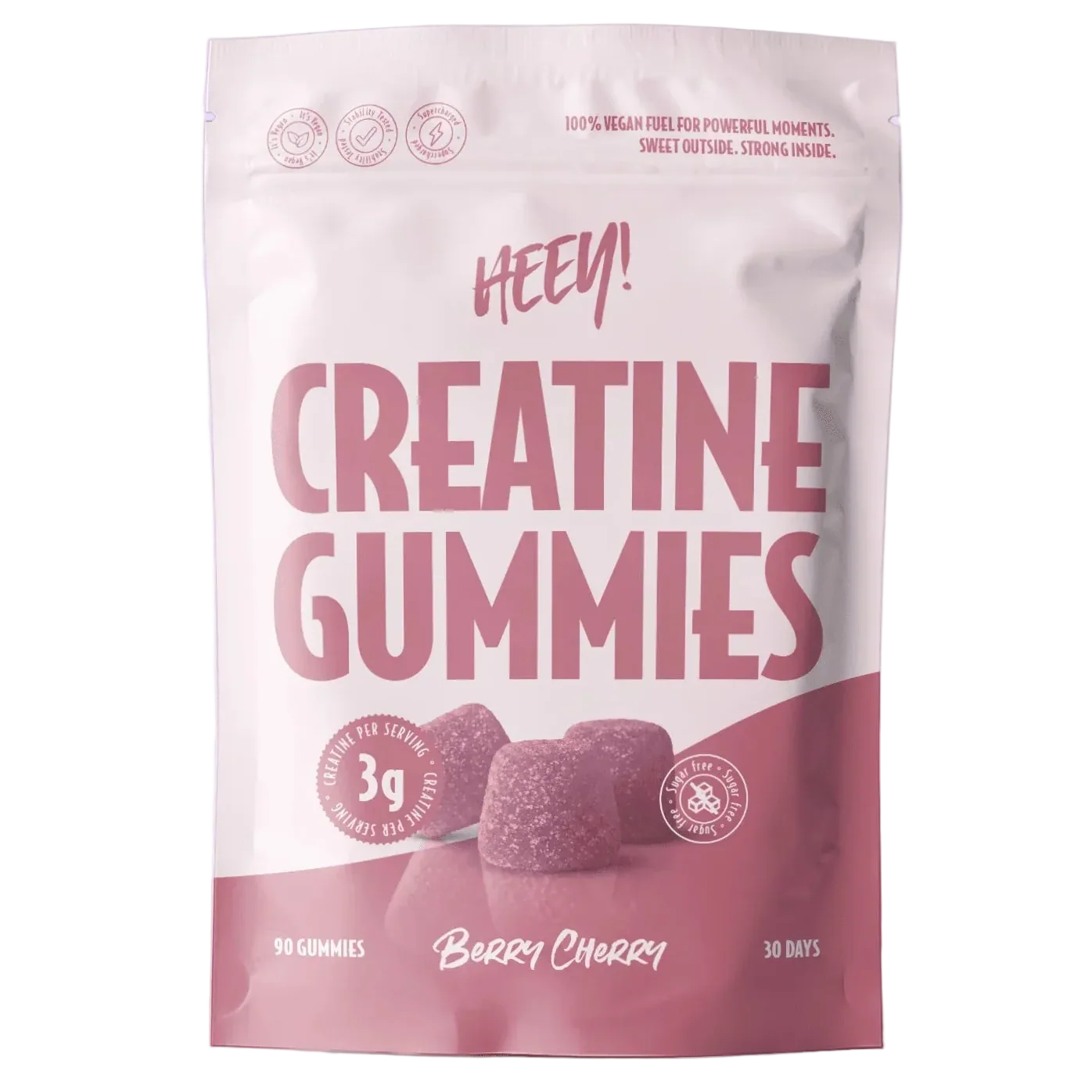 Heey! Creatine Gummies Berry Cherry