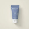 A 50ml squeeze tube of MoiForest Waterpolly Lavender Forest Dose Aftercare Cleanser, featuring a dusty lavender-blue body and a white cap, set against a solid off-white background.