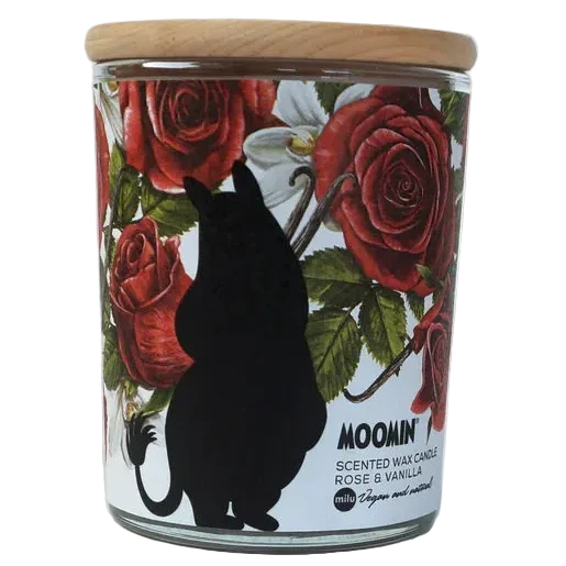 Moomin Scented Candle Rose & Vanilla