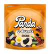 A 275g bag of Panda Licorice Mix Original by Panda, with an orange background and assorted licorice images—ideal for anyone who loves authentic Finnish licorice.