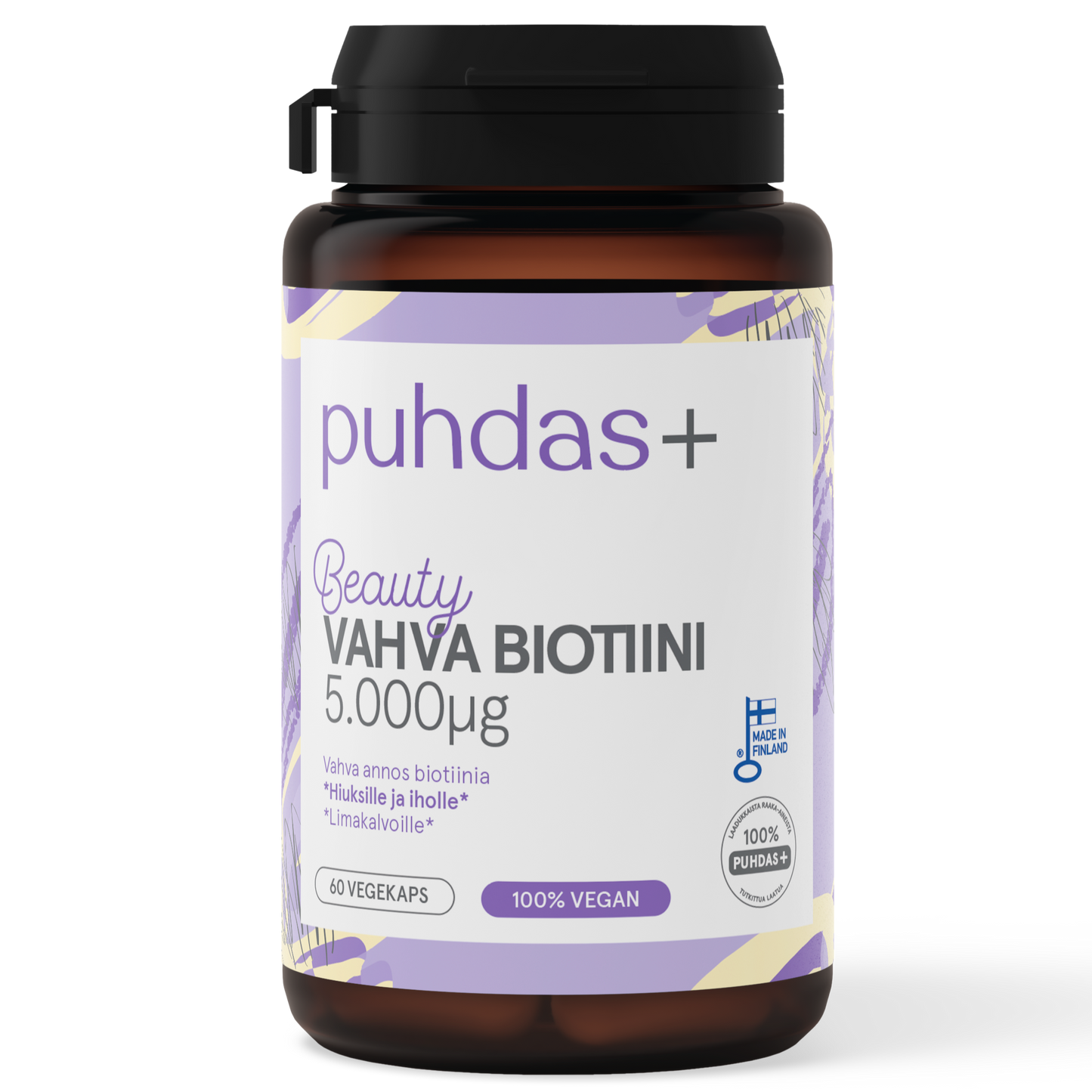 Puhdas+ Beauty Biotin 5000 µg – Puhdas+ – Arctic Pure