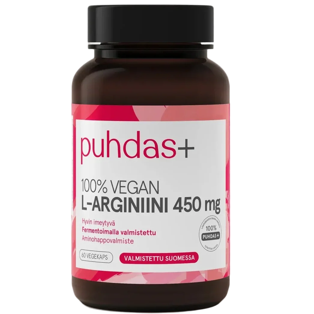 Puhdas+ Plant-Based L-Arginine 450 mg – Puhdas+ – Arctic Pure