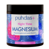 Puhdas+ Night Time Magnesium powder, strawberry-blueberry, magnesium glycinate, sugar-free