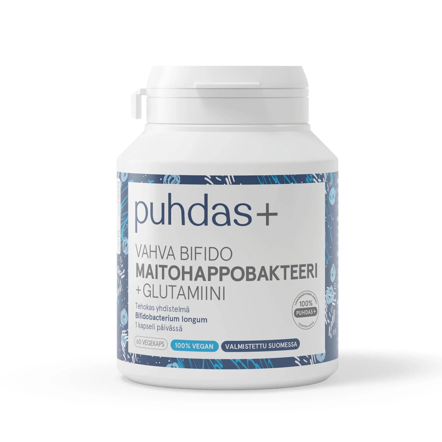 Puhdas+ Strong Bifido Lactic Acid Bacteria + Glutamine – Puhdas+ – Arctic Pure