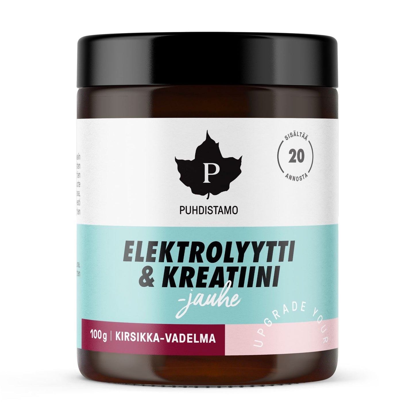Puhdistamo Electrolyte & Creatine Powder Cherry-Raspberry