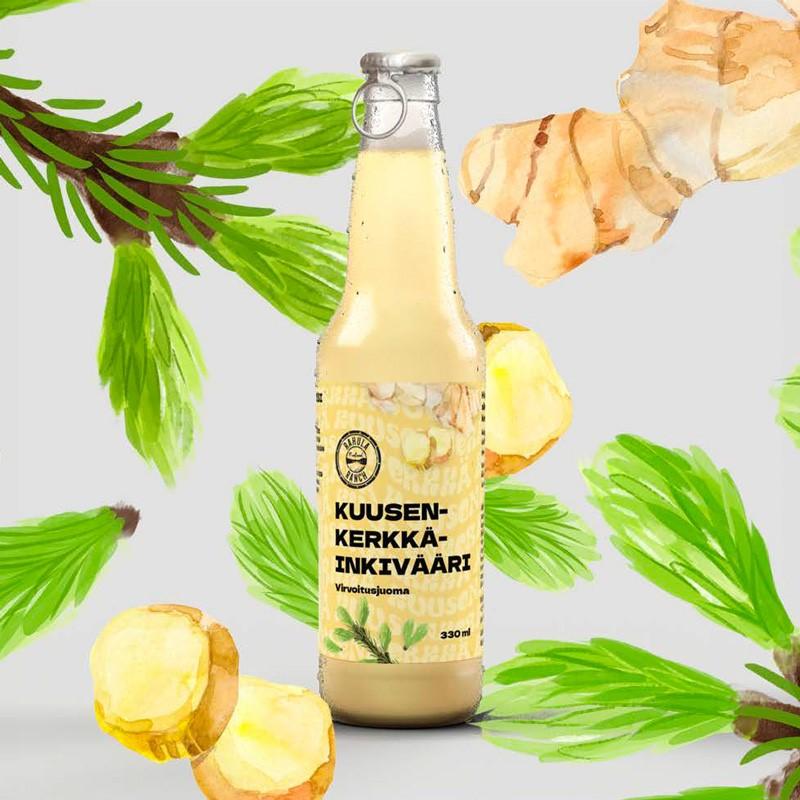 Rahula Ranch Spruce Sprout Ginger Drink