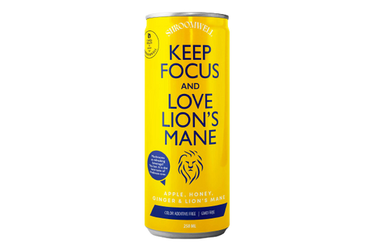 Shroomwell Lions Mane Focus Energy Drink