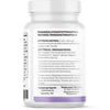 A white bottle with a purple cap labeled in Finnish and Swedish displays THERA Nordic Optimized Enzymes by THERA Nordic—capsules for bloating relief and gluten/dairy digestion—with usage, manufacturing info, and best before date.