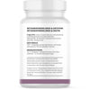 A white plastic bottle with a grey cap labeled "THERA Nordic Triple HCL" by THERA Nordic, featuring Finnish and Swedish text on digestive health, acid reflux relief, dosing instructions, usage guidelines, and bold/regular fonts for emphasis.