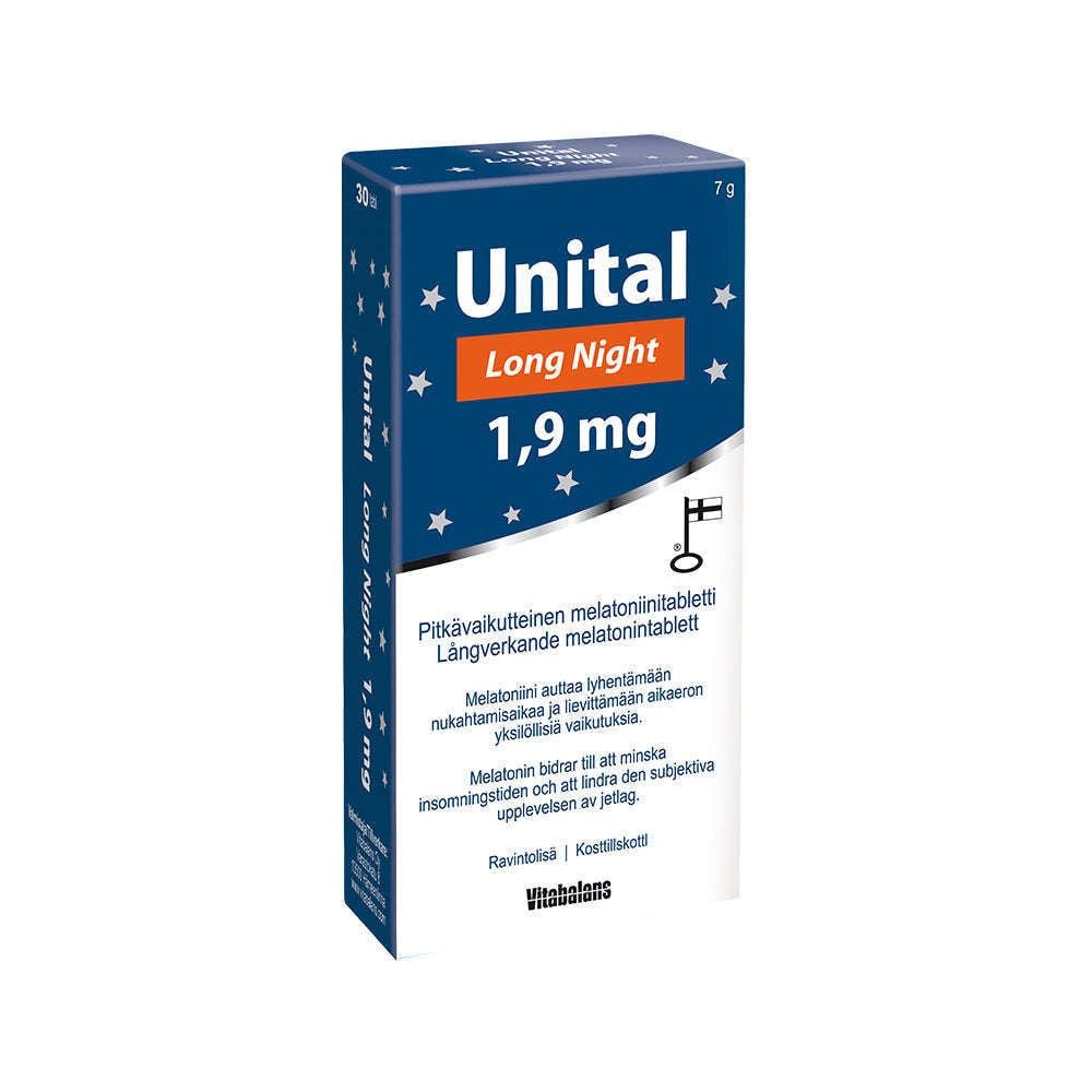 Unital Melatonin Long Night 1,9 mg | Slow Release Tablets 😴 | The ...
