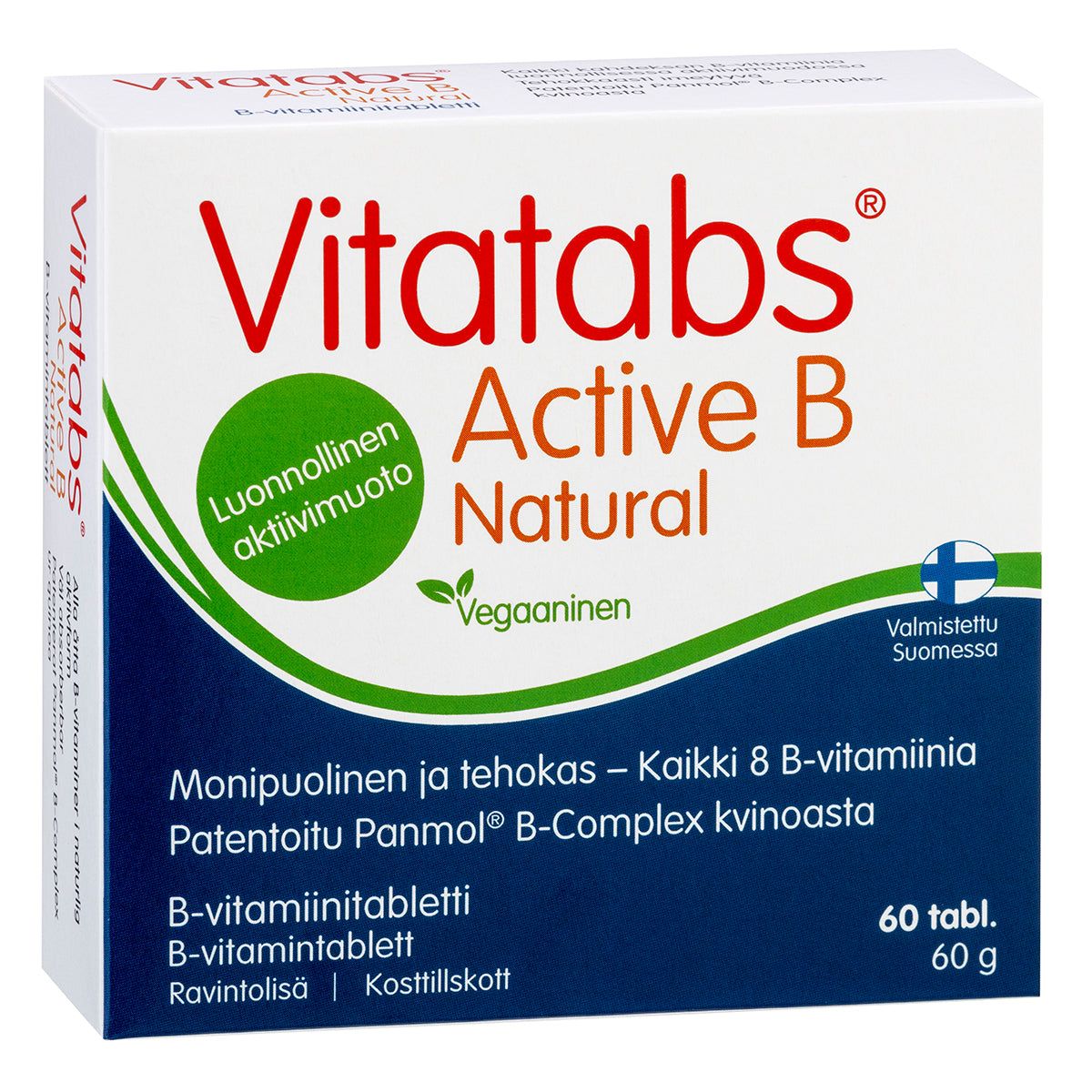 Vitatabs Active B Natural | Natural B-complex for daily support | The ...