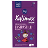 Fazer Xylimax Moomin Blueberry Full Xylitol Pastilles come in a purple box with Moomin among blueberries, highlighting 100% xylitol for dental health.