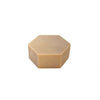 A beige, hexagon-shaped solid bar—Luonkos Rebirth Oil Cleansing Cake by Luonkos, a natural facial cleanser—is centered on a white background.