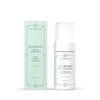 The Supermood Egoboost Gentle Foam Wash by Supermood is a gentle cleanser for all skin types, featuring natural chaga mushroom. It comes in white and light green packaging with an elegant, simple design.