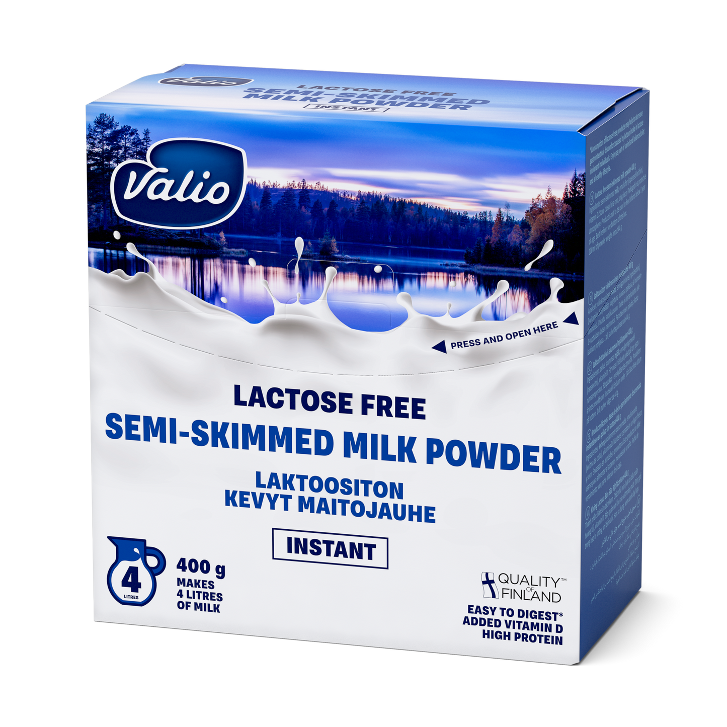 Valio Lactose Free Semi-Skimmed Milk Powder – product image 2