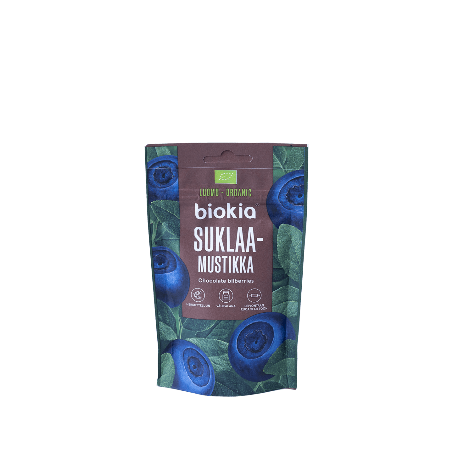 Biokia Organic Chocolate Bilberries