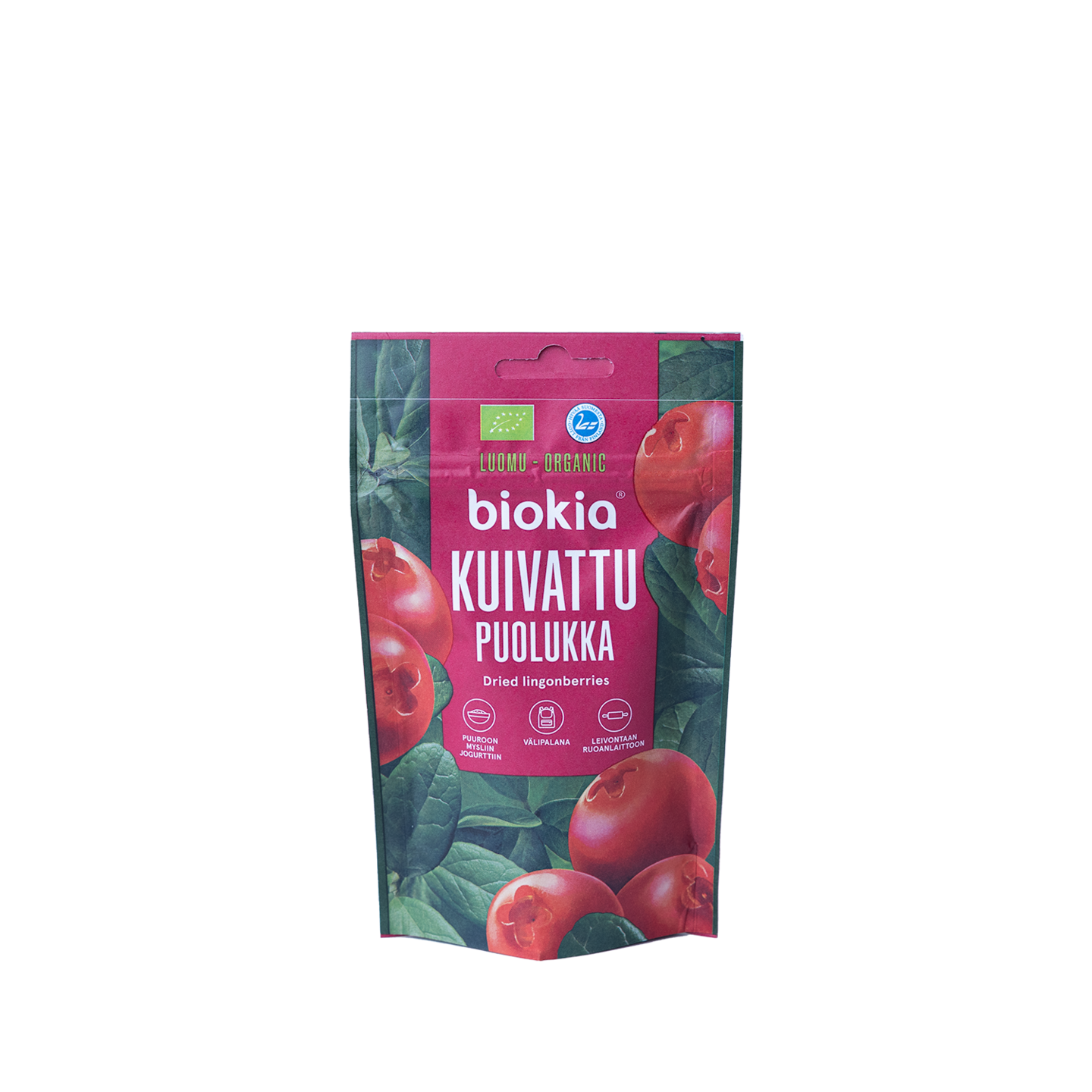Biokia Organic Dried Lingonberries