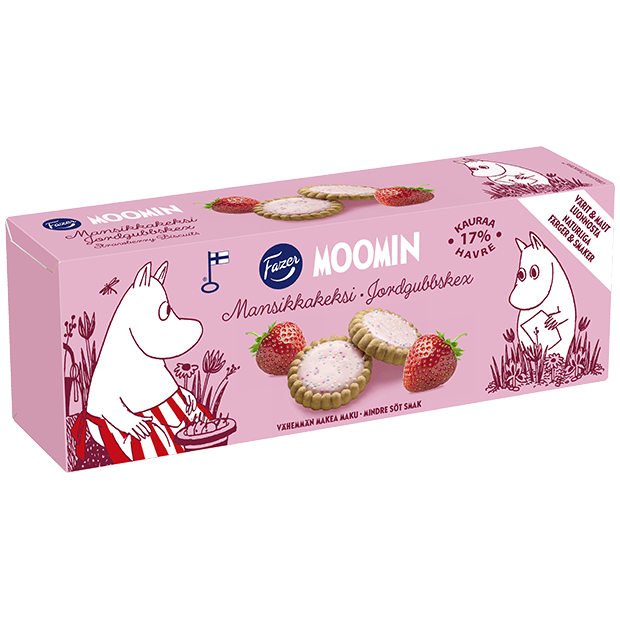 Fazer Moomin Strawberry Biscuits