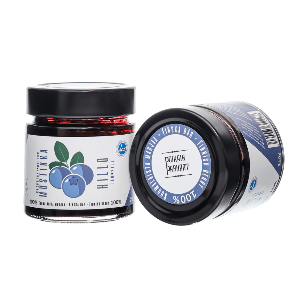 Finnish Bilberry Jam Sweet and Tasty Forest Berry Jam 🇫🇮