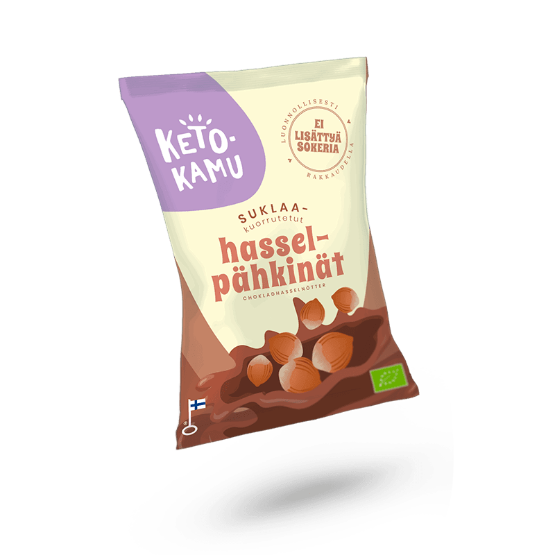 Ketokamu Organic Keto Chocolate-Covered Hazelnuts Nuts