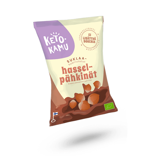 Ketokamu Organic Keto Chocolate-Covered Hazelnuts Nuts