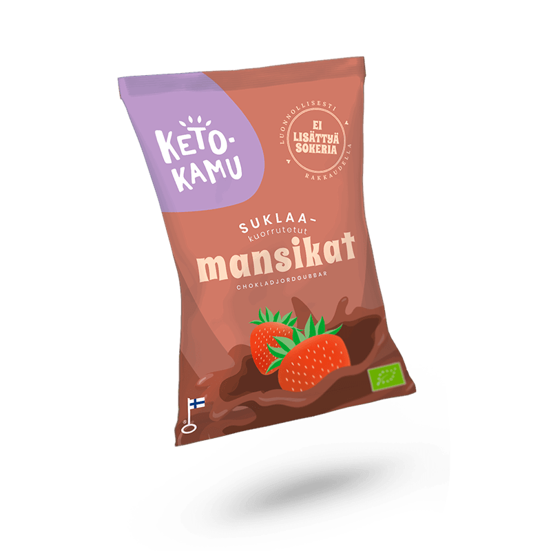 Ketokamu Organic Keto Chocolate-Covered Strawberries