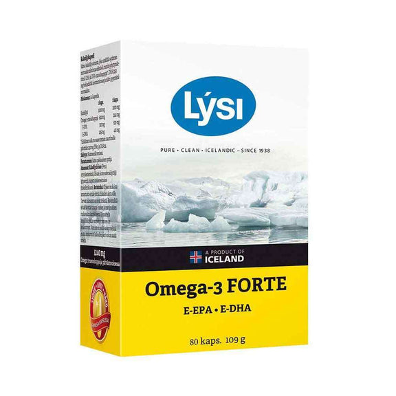 Lysi Omega3 Forte Strong Fish Oil from Iceland 🇮🇸