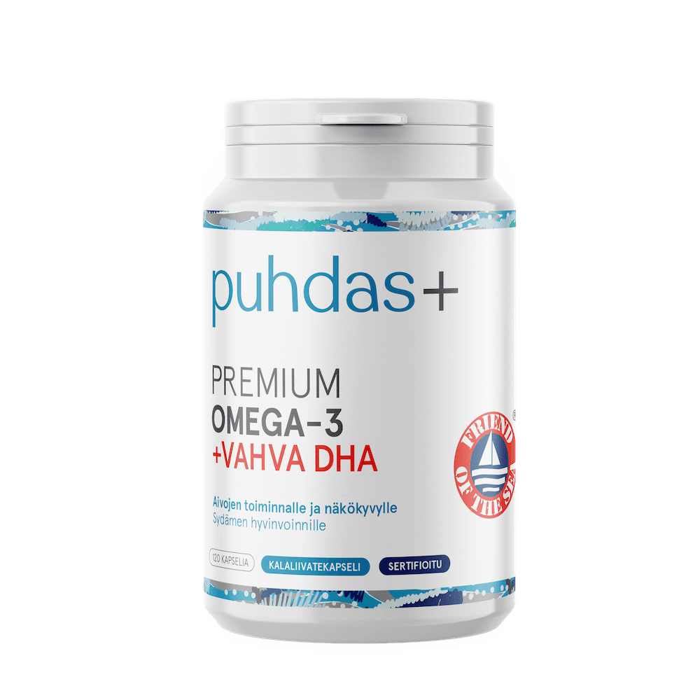Puhdas+ Premium Omega-3 + Strong DHA