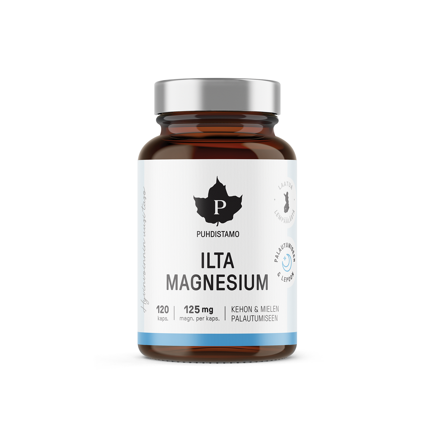 Puhdistamo Night Magnesium calms the mind naturally