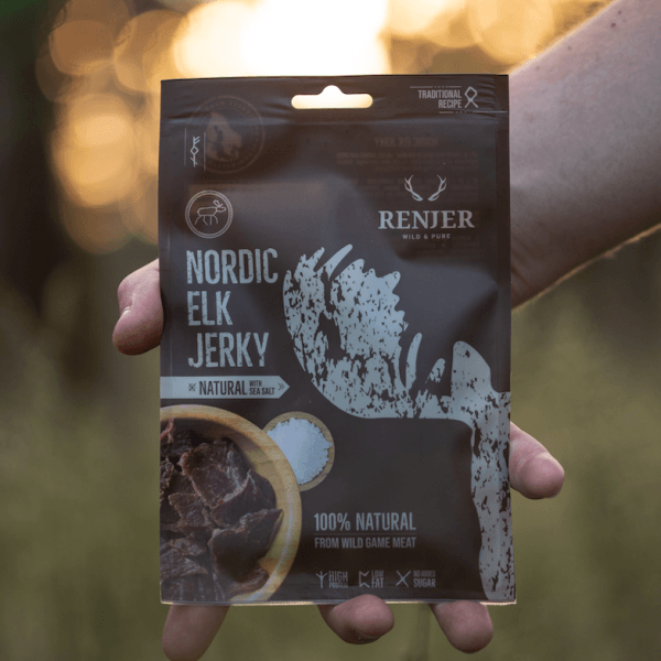 Renjer Nordic Elk Jerky Sea Salt