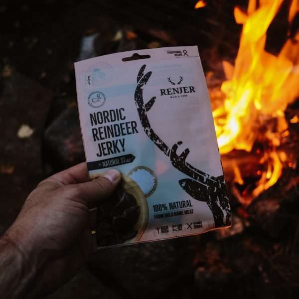 Renjer Nordic Reindeer Jerky Sea Salt