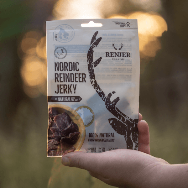 Renjer Nordic Reindeer Jerky Sea Salt