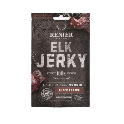 Renjer Nordic Elk Jerky Black Pepper