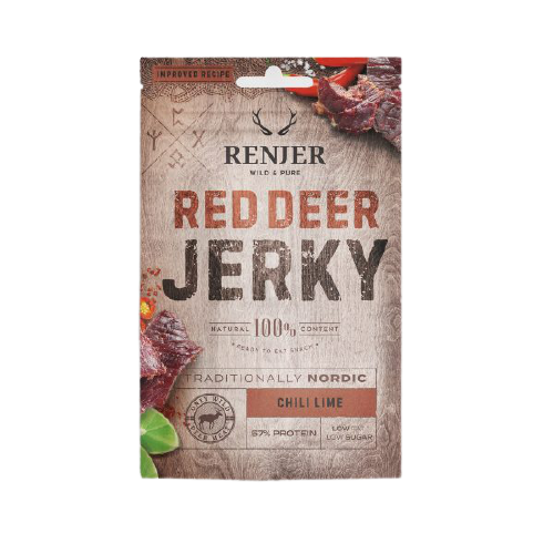 Renjer Nordic Red Deer Jerky Chili & Lime